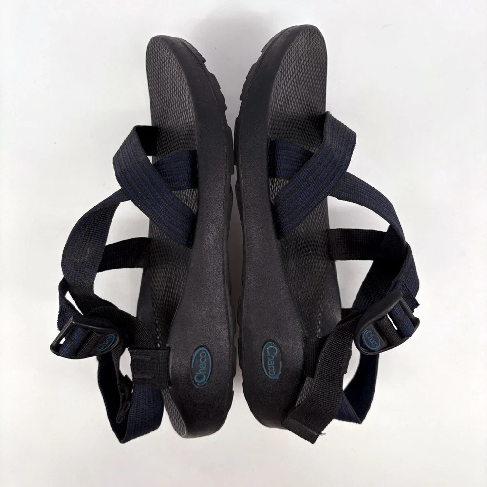 CHACO | Men’s Z1 Classic Adjustable Strap Sandals in Linear Blue | Sz 10 - Picture 6 of 11